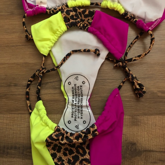 ❤️Leopard color block bikini - Picture 3 of 6